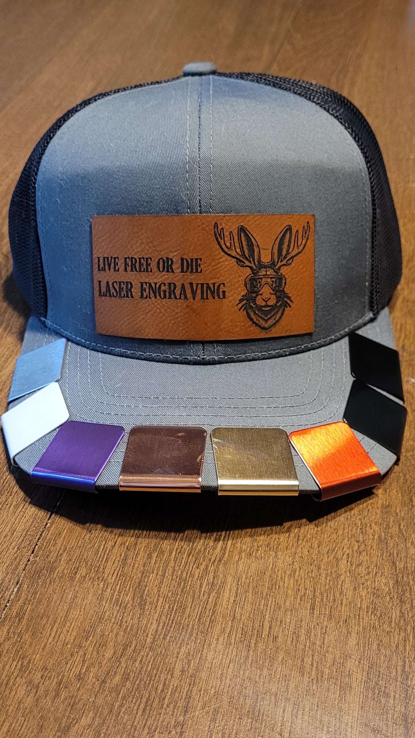 Hat Clip Push-On NH Logo