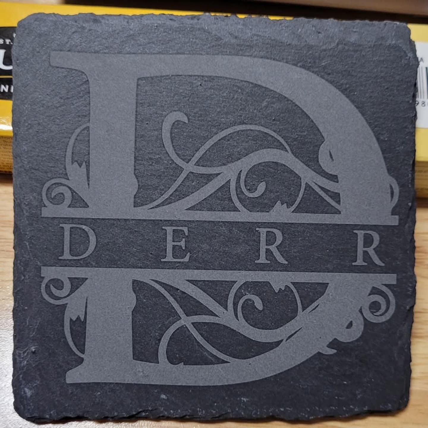 Custom Slate Coasters (4 Pcs)