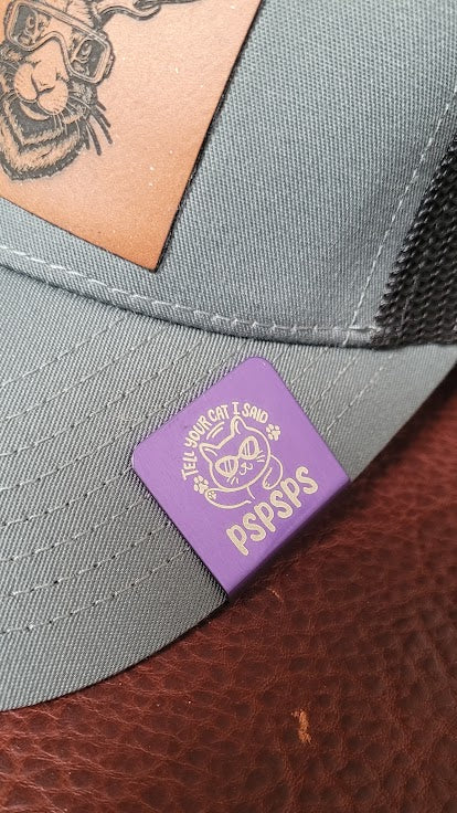 Hat Clip Push-On "PSPSPS"