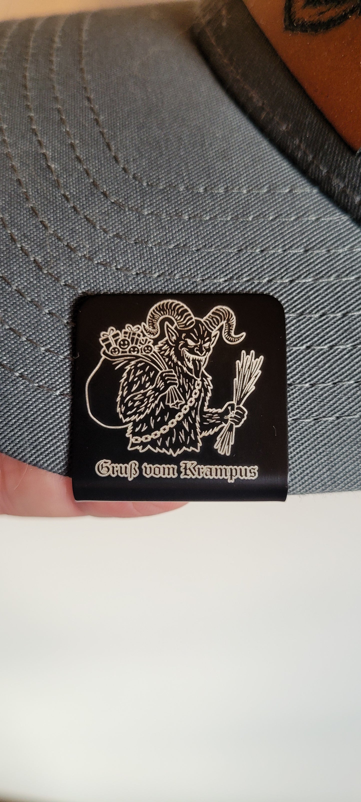 Hat Clip Push-On Krampus